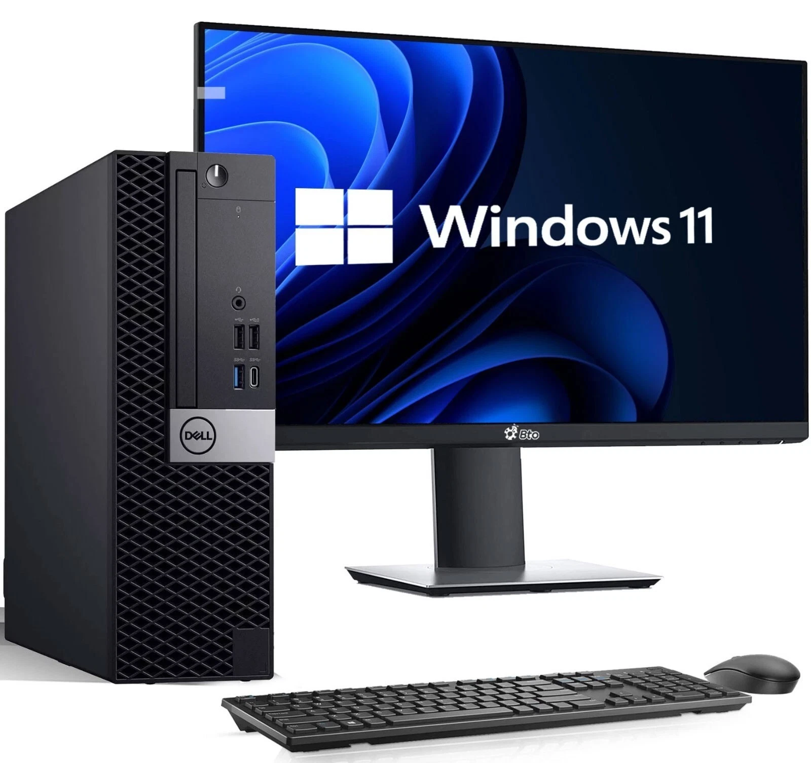 Dell OptiPlex 7070 9th Gen. SFF Desktop Computer Windows 11 Pro (Renewed)