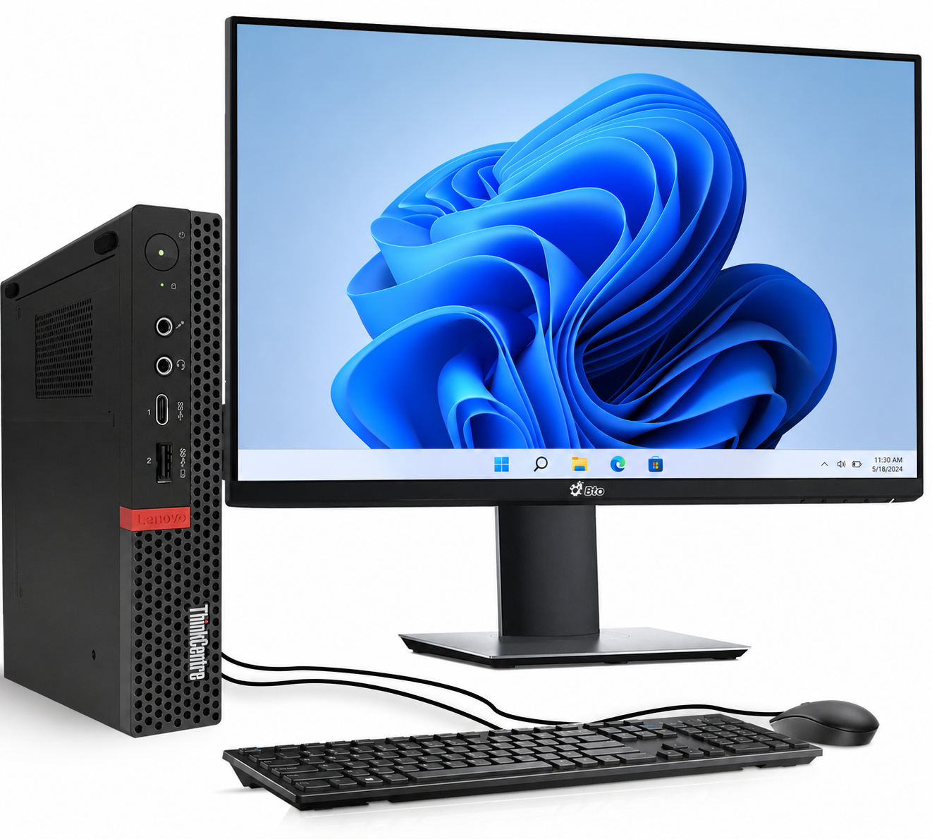 Lenovo ThinkCentre M920q 8th Gen. Tiny Desktop Computer Windows 11 Pro (Renewed)