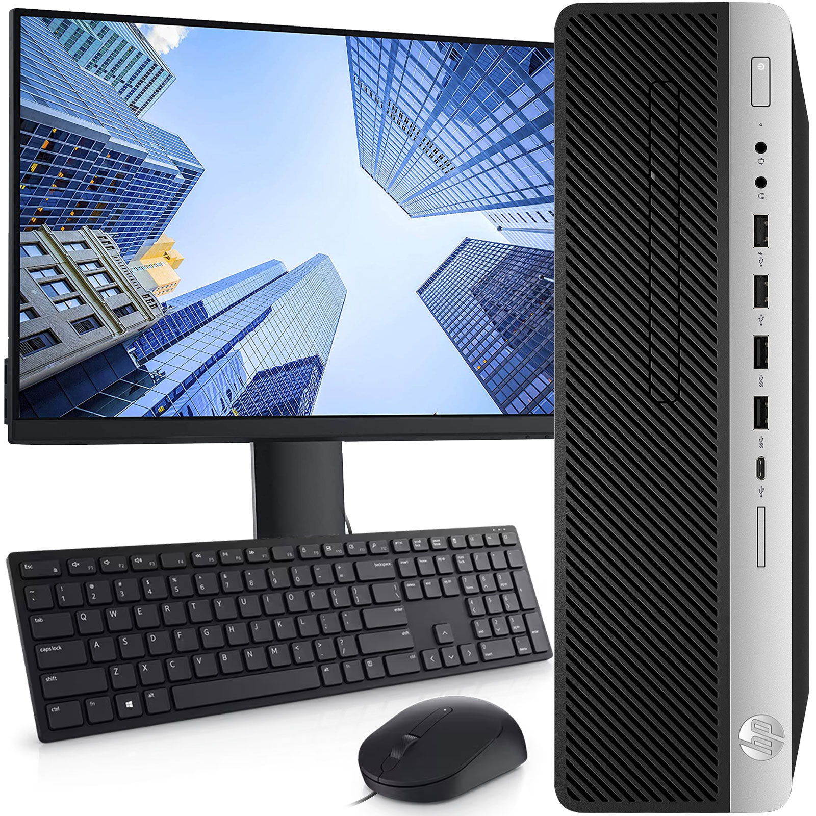 HP ProDesk 600 G4 8th Gen. SFF Desktop Computer Windows 11 Pro (Renewed)